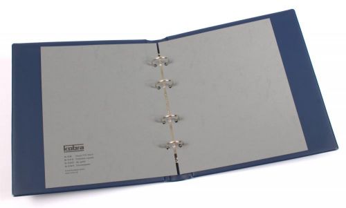 Kobra Ringbinder Blau ohne Blätter G24B Neu