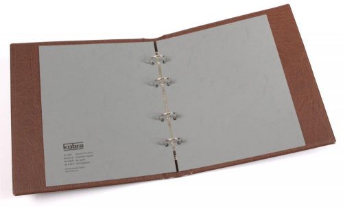 Kobra Ringbinder Braun ohne Blätter G24B Neu