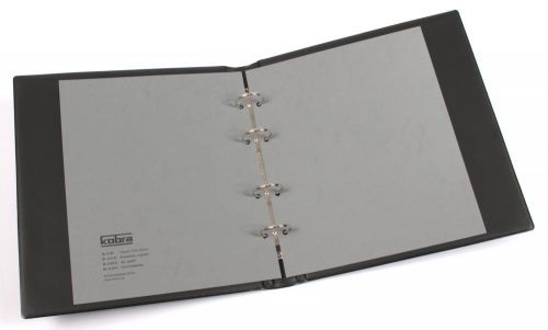 Kobra Ringbinder Schwarz ohne Blätter G24B Neu