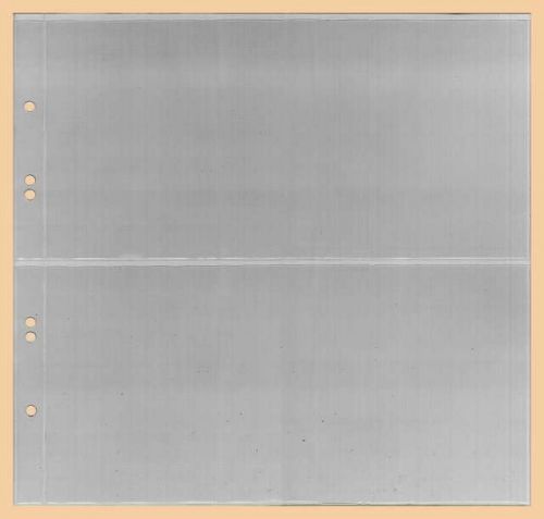 Kobra Ersatzblätter für Liebigbilder-Album mit 2 Taschen G42E (10er Pack) Neu