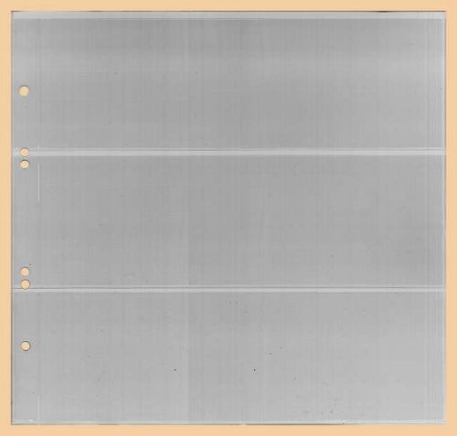 Kobra Ersatzblätter für Liebigbilder-Album mit 3 Taschen G43E (10er Pack) Neu