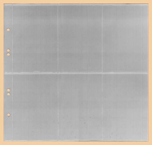 Kobra Ersatzblätter für Liebigbilder-Album mit 6 Taschen Hoch G47E 10er Pack Neu