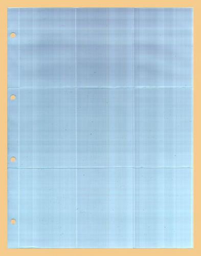 Kobra Ersatzblätter G59E 9 Taschen (10er Pack) Neu