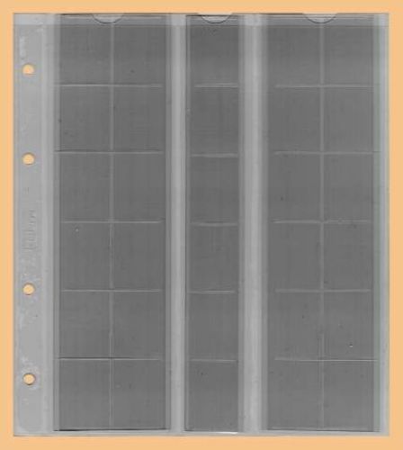 Kobra Ersatzblätter F30 für Münzalbum (10er Pack) Neu