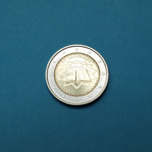 Italien 2007 2 Euro Römische Verträge