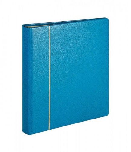 Lindner Ringbinder o. Kassette Blau Elegant Leder 1102L-B Neu