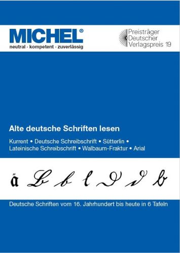 Michel Katalog Alte deutsche Schriften lesen 6119 Neu
