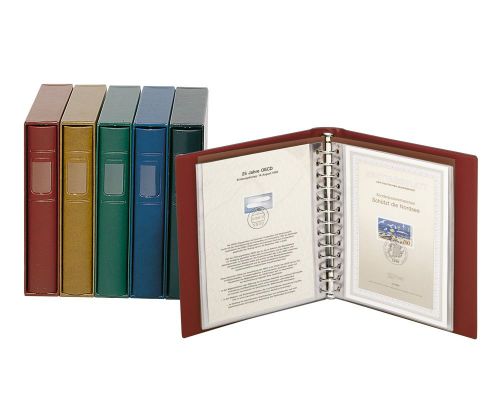 Lindner ETB-Album Weinrot Classic mit Kassette 1130-W Neu