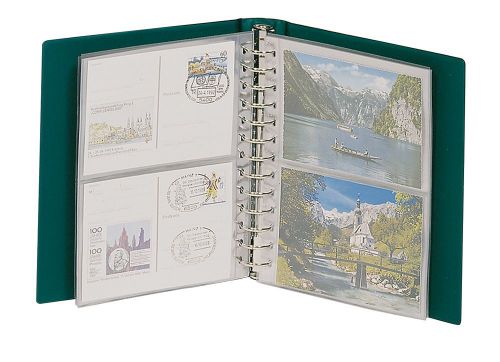 Lindner Postkarten-Album Grün Classic 1103K-G Neu