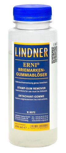 Lindner ERNI Briefmarken-Gummiablöser 200ml 8072 Neu