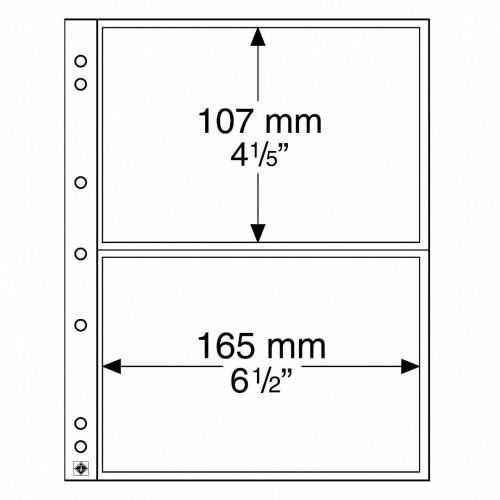 Leuchtturm Münzhüllen NUMIS, 2er Einteilung (10er Pack) 338575 ab 15.10. lieferbar! Neu