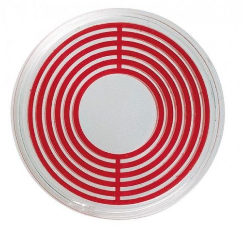 Lindner Münzbox-Kapseln klein, Ø 16 - 39mm rotes Inlett 2230P (10er Packung) Neu