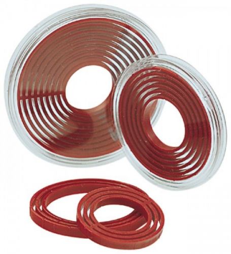 Lindner Münzbox-Kapseln groß, Ø 16-51mm dunkelrotes Inlett 2631P (10er Pack) Neu
