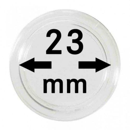 Lindner Münzkapsel 2251023, 100er Packung Neu