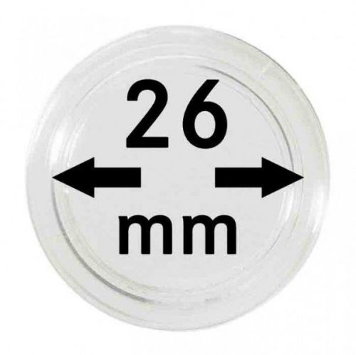 Lindner Münzkapsel 2251026, 100er Packung Neu