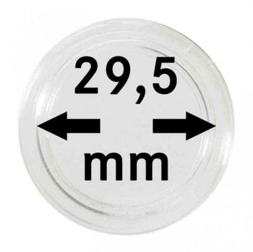 Lindner Münzkapsel 2250295P, 10er Packung Neu