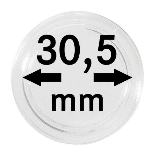 Lindner Münzkapsel 2250305P (10er Packung) Neu