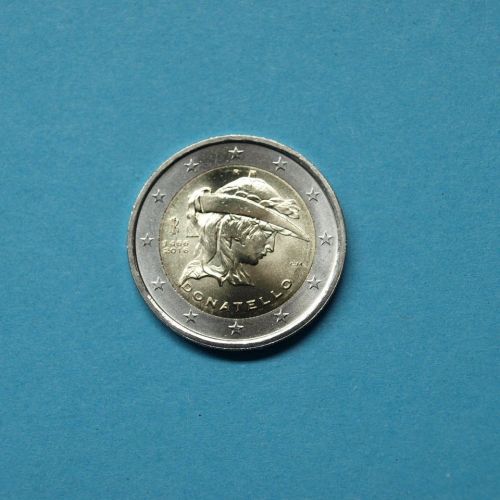 Italien 2016 2 Euro Donatello ST