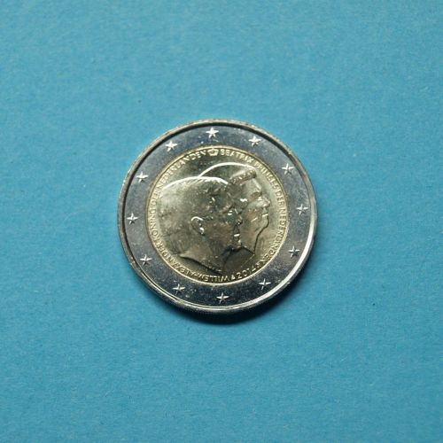 Niederlande 2014 2 Euro Doppelportrait ST