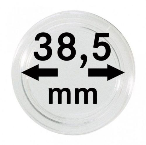 Lindner Münzkapsel 2251385, 100er Packung Neu