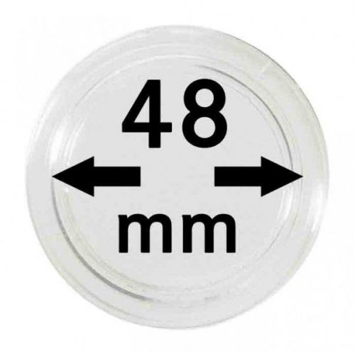 Lindner Münzkapsel 2250048P, 10er Packung Neu