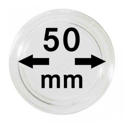 Lindner Münzkapsel 2250050P, 10er Packung Neu