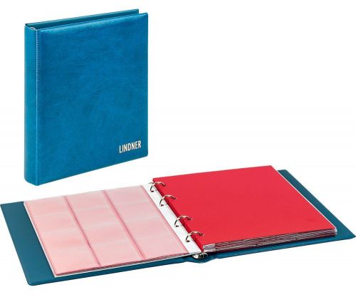 Lindner Karat Münzalbum Blau Classic 1106M-B Neu