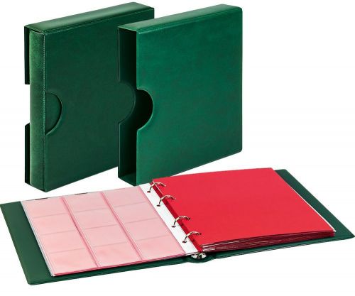 Lindner Münzalbum Grün Karat Classic mit Kassette 1106EK-G Neu