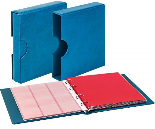 Lindner Münzalbum Blau Karat Classic mit Kassette 1106EK-B Neu