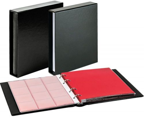 Lindner Münzalbum Schwarz Karat Classic mit Kassette 1106E-S Neu