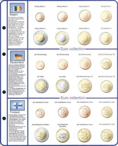 Lindner Vordruckblatt Euro Collection 8450-1 Neu