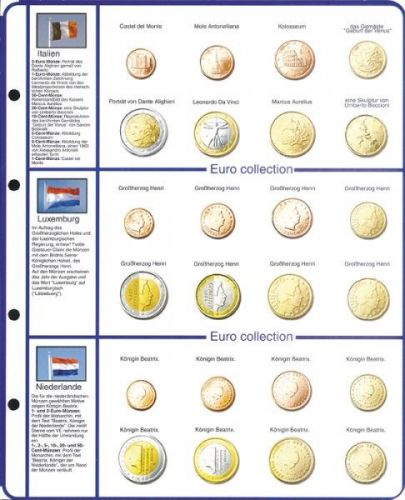 Lindner Vordruckblatt Euro Collection 8450-7 Neu