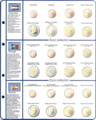 Lindner Vordruckblatt Euro Collection 8450-10 Neu