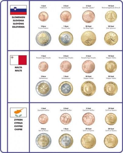 Lindner Vordruckblatt Euro Collection 8450-36 Neu