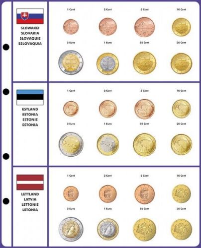 Lindner Vordruckblatt Euro Collection 8450-39 Neu
