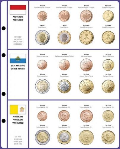Lindner Vordruckblatt Euro Collection 8450-13 Neu
