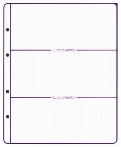 Lindner Vordruckblatt Euro Collection Neutral 8450-0 Neu
