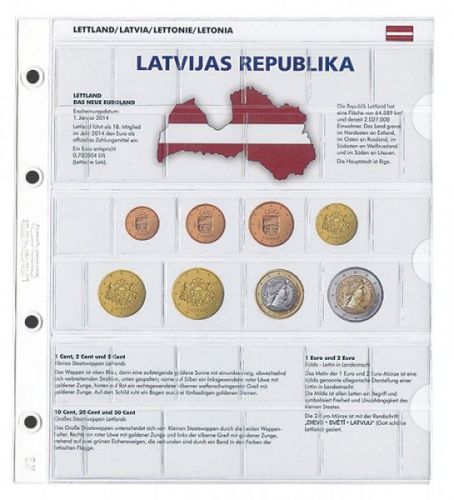 Lindner Vordruckblatt Karat 1109-21 Lettland Neu