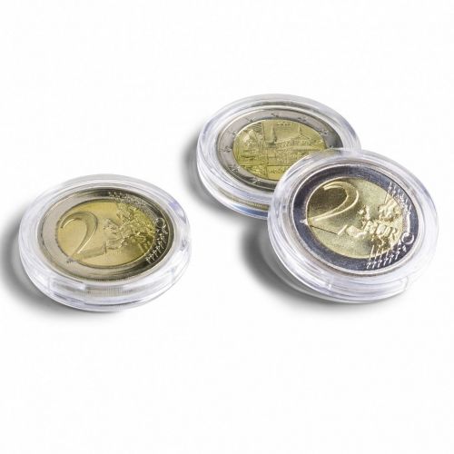 Leuchtturm Münzkapsel Ultra Fit für 5 Euro-Cent (21,25 mm) 100er Pack 365304 Neu
