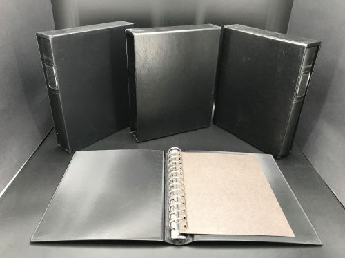 Lindner ETB Classic Ringbinder/ Kassette Schwarz 3x Gebrauchsspuren