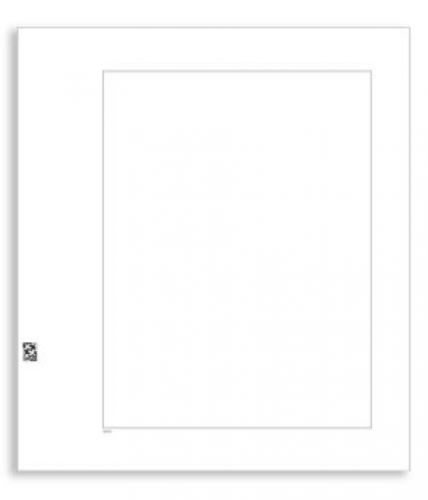 DAVO Blankoblätter Standard mit Randlinie DV10025, 20 Blatt Neu