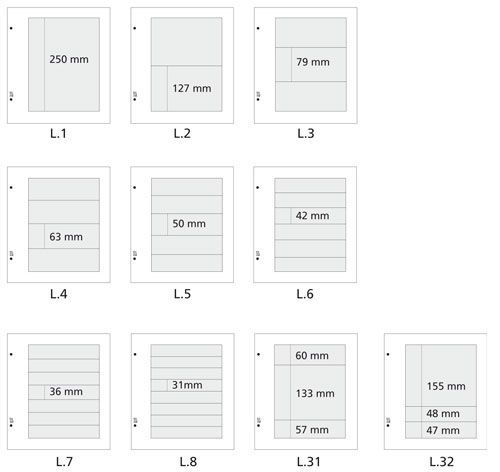 DAVO Hüllen L9 Assort. (10 verschiedene) DV27329, 10er Pack Neu