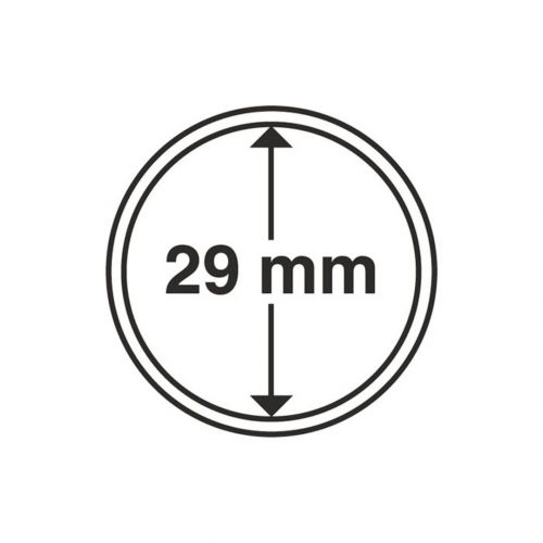 Leuchtturm Münzkapsel Grips 29 mm (10er Pack) 303522 Neu