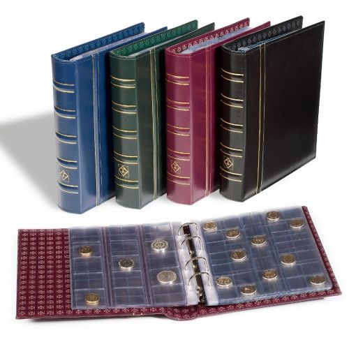 Leuchtturm Münzalbum Grün OPTIMA, Classic-Design 320397 Neu
