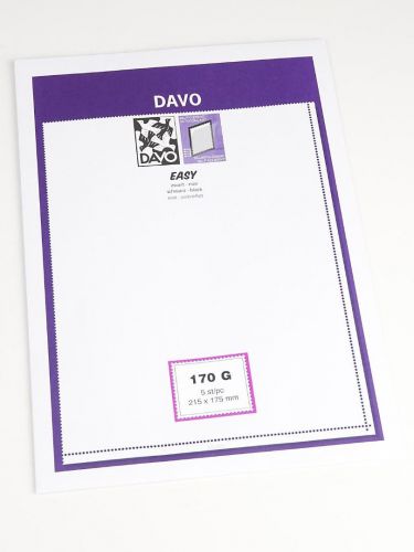 DAVO Klemmstreifen Easy Schwarz selbstklebend Z170G, 5 Stück DV41175 Neu