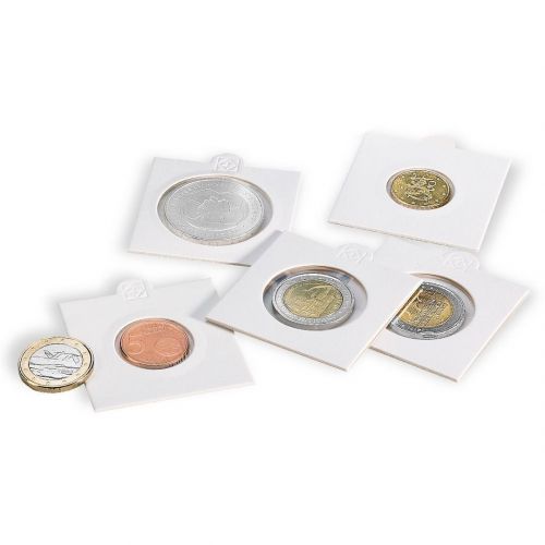 Leuchtturm Münzrähmchen MATRIX weiß SKL 22,5 mm (25er Pack) 320198 Neu 320198