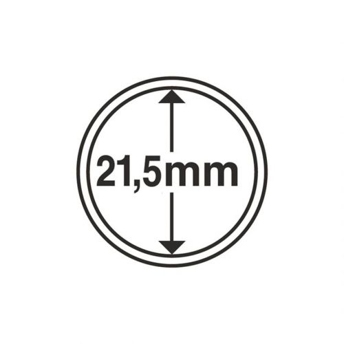 Leuchtturm Münzkapsel Grips 21,5 mm (100er Pack) 314920 Neu