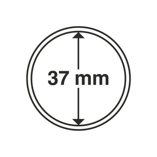 Leuchtturm Münzkapsel Grips 37 mm (10er Pack) 315520 Neu