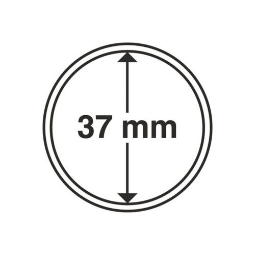 Leuchtturm Münzkapsel Grips 37 mm (100er Pack) 315419 Neu