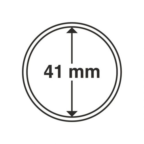 Leuchtturm Münzkapsel Grips 41 mm (10er Pack) 334928 Neu